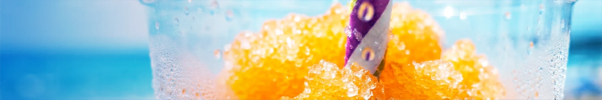 Juice and Slush Dispensers Banner Background