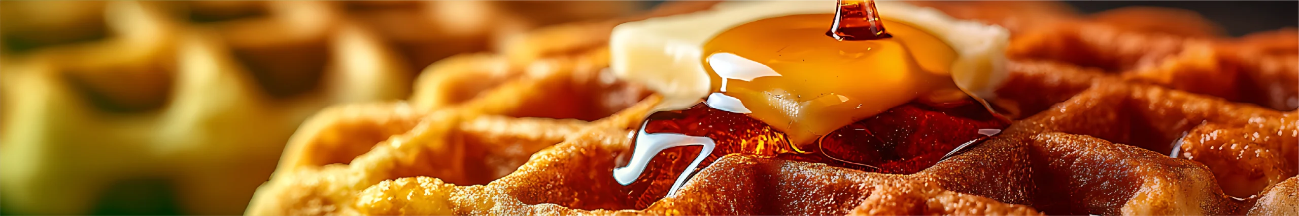 Waffle makers Banner Background